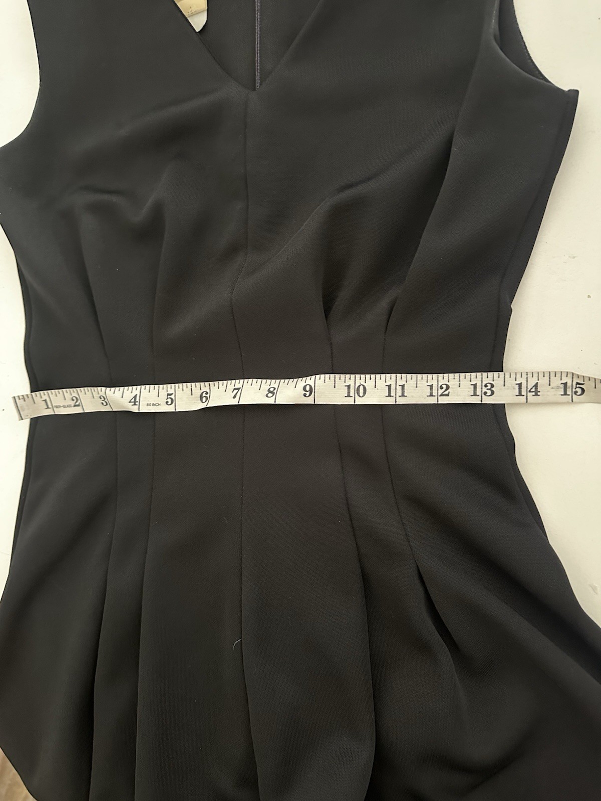 Vintage 60’s MOD Bleeker Street Mid Century Modern Shift Dress Medium Black Euc