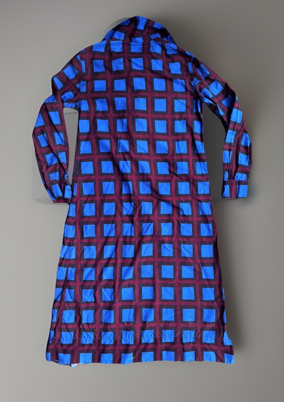 1973 Marimekko Finland BOHO Hippy Shirt Dress.AOP,medium
