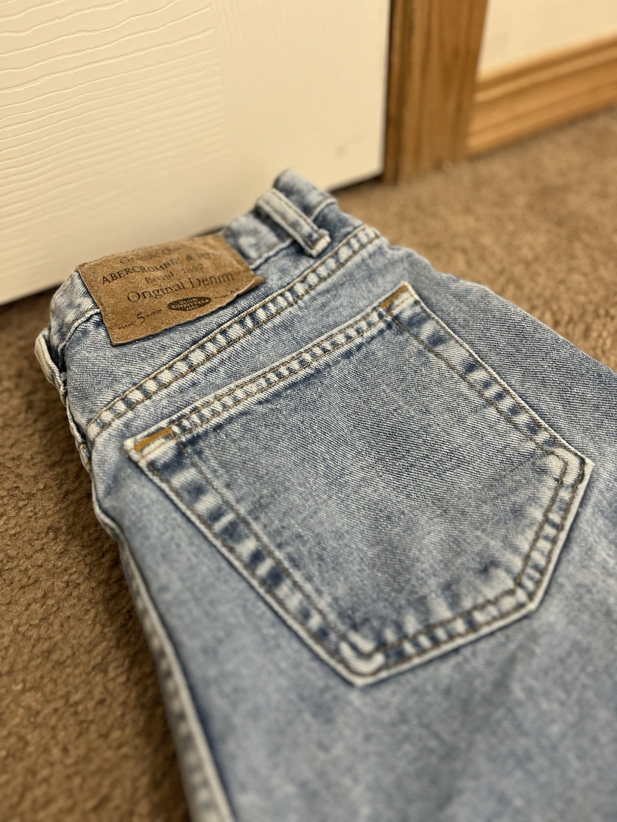Vintage 90s Abercrombie & Fitch Women’s Straight Leg Jeans Sz 10