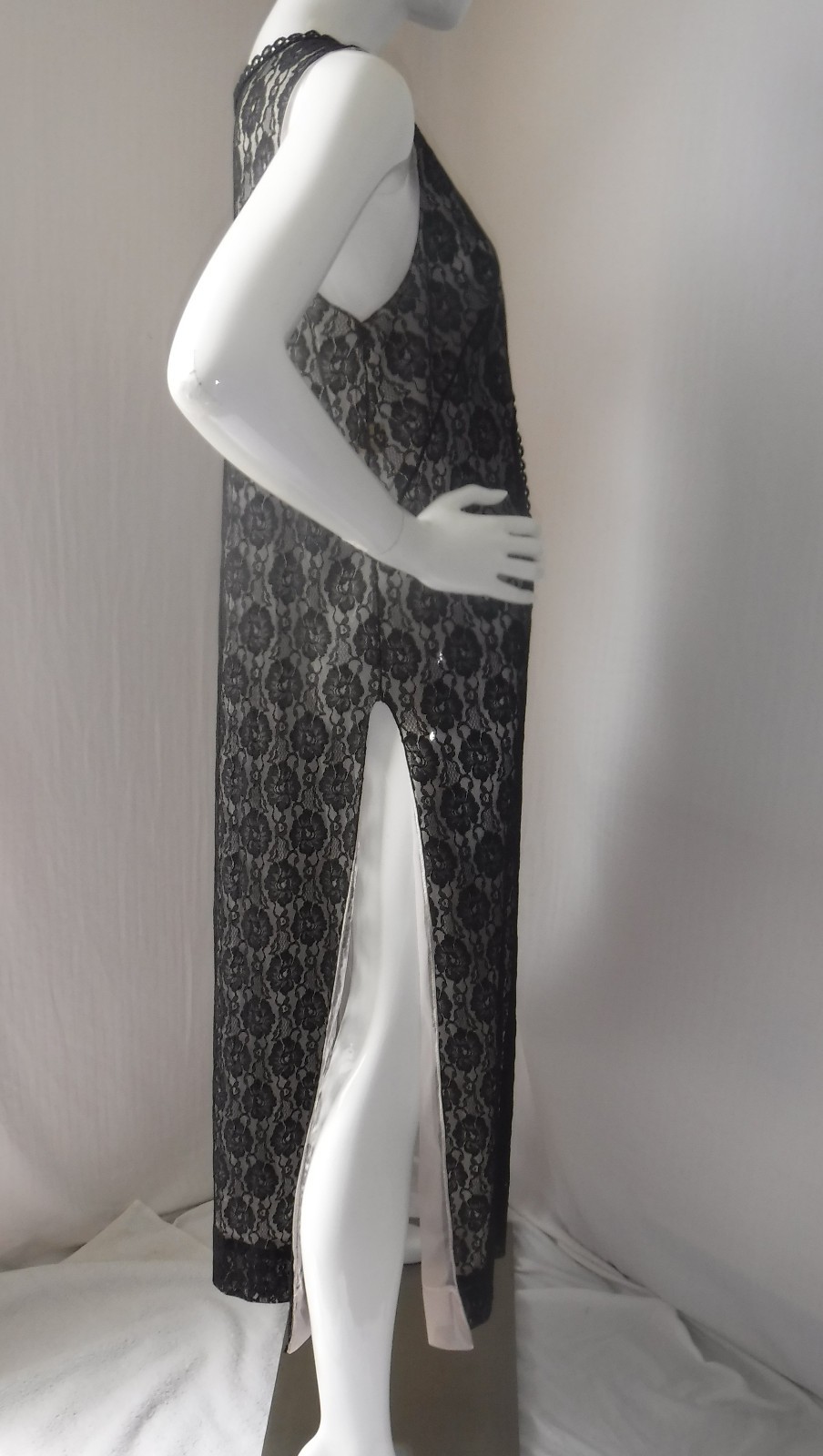 Gorgeous & Rare! VTG 60’s Jenelle of California Lingerie Lace Chiffon Lined S/M