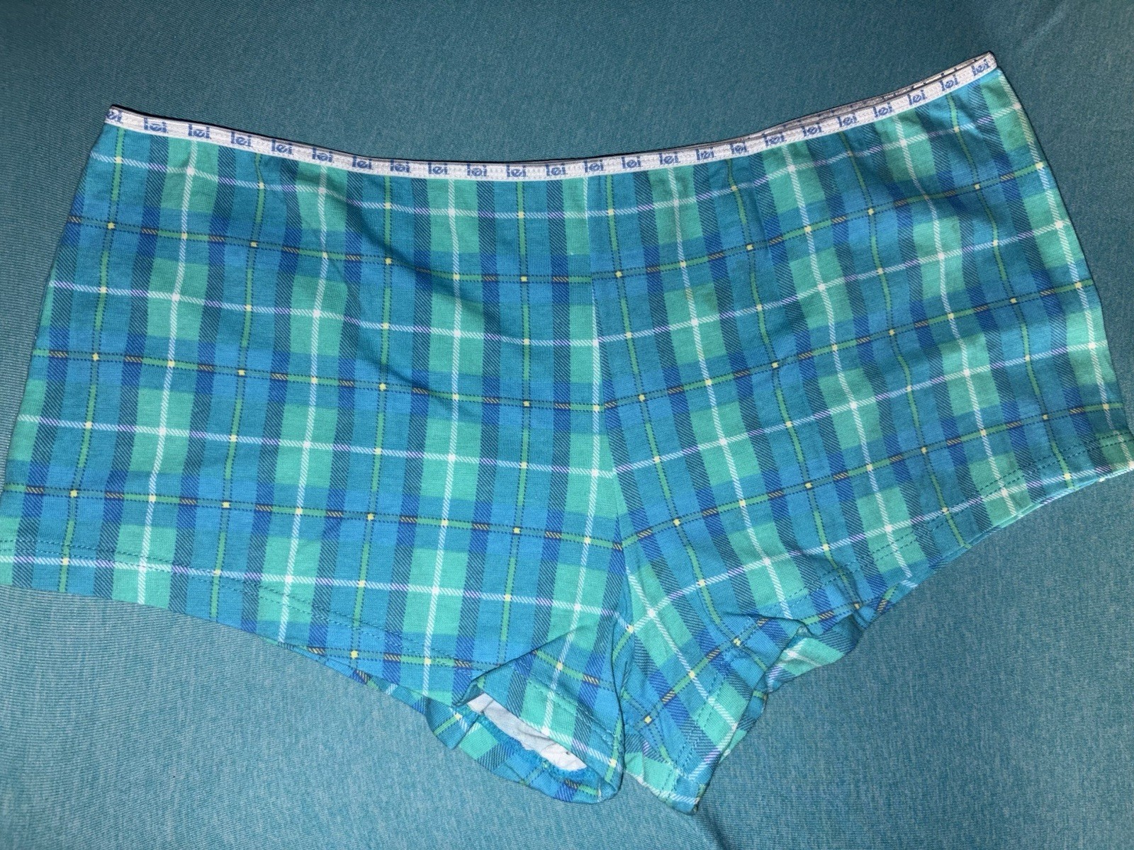 L.E.I LEI Vintage Y2K Panties L Shortie Brief Cotton Bikini Underwear