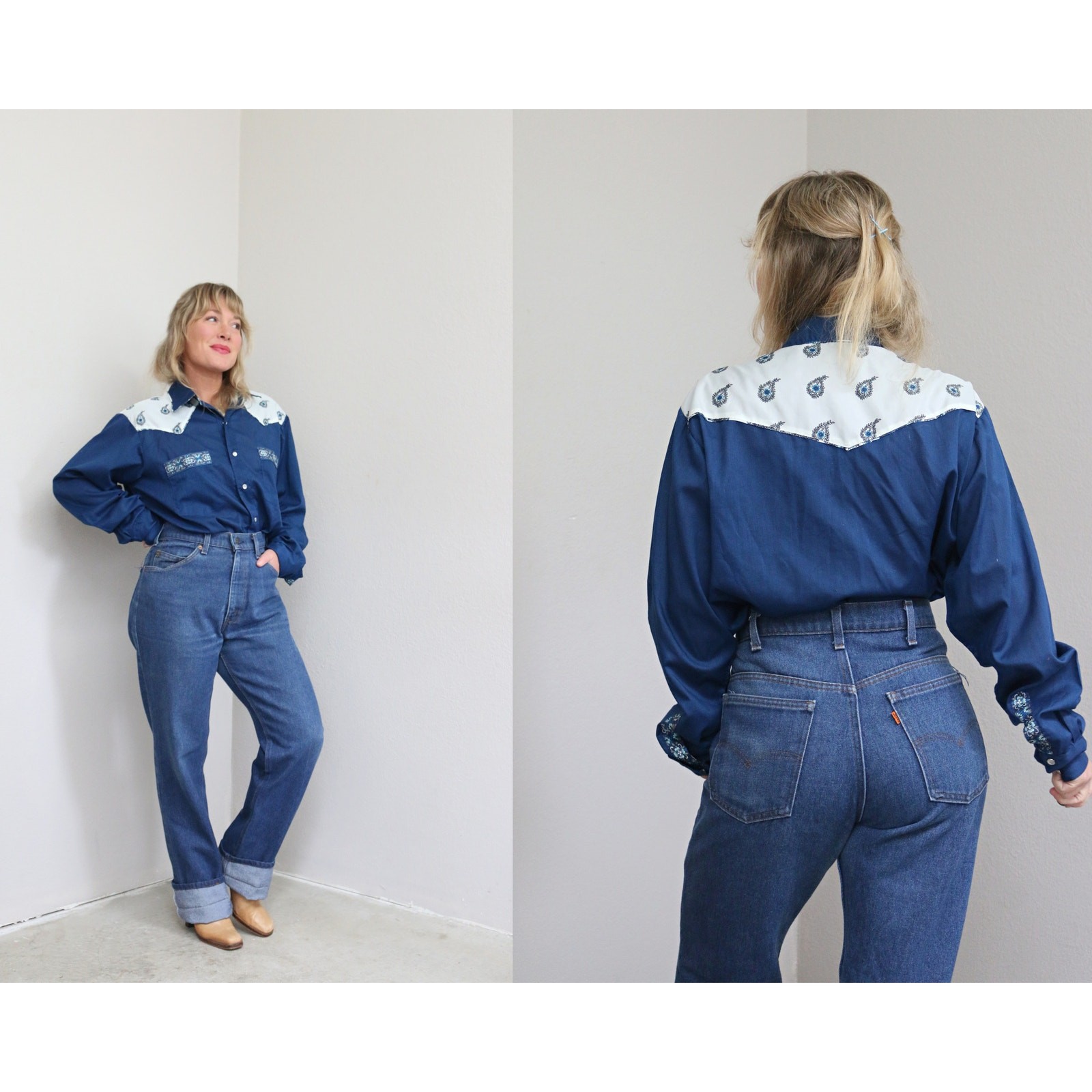 1980’s Vintage Levi’s 509 Orange Tag Jeans ~ Women’s MD LG 33″ to 34″ Waist