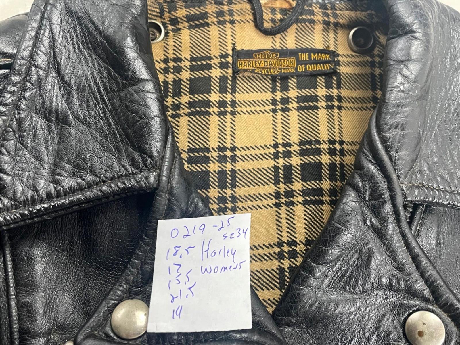 VTG 40s WOMENS S HARLEY DAVIDSON LEATHER CYCLE QUEEN MOTORCYCLE BIKER JACKET