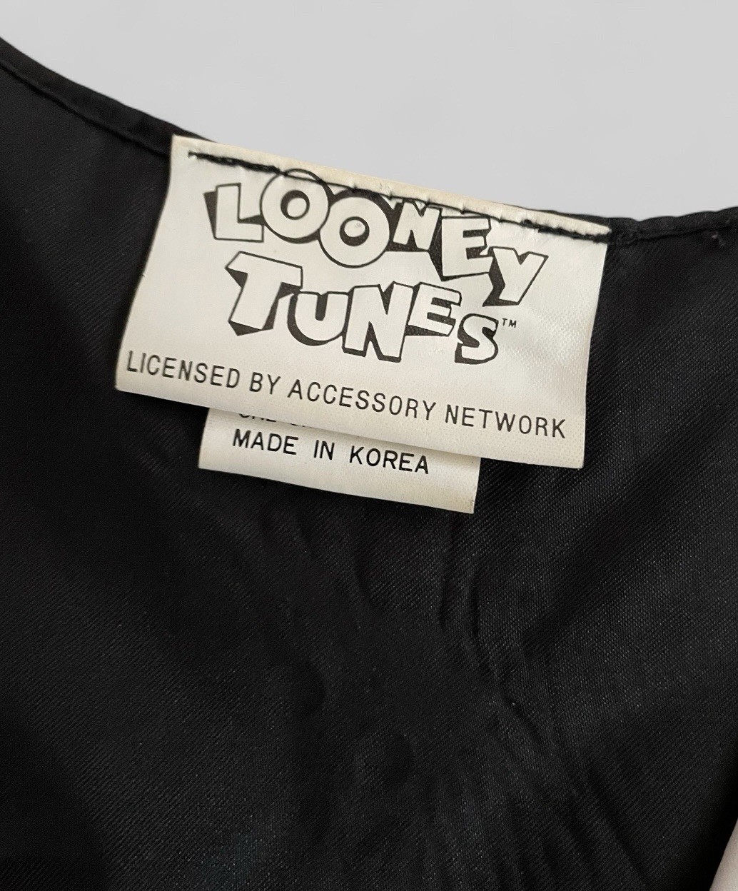 VTG Looney Tunes Easter Vest Taz Marvin Martian Tweety Bugs Bunny AOP 1994 OS