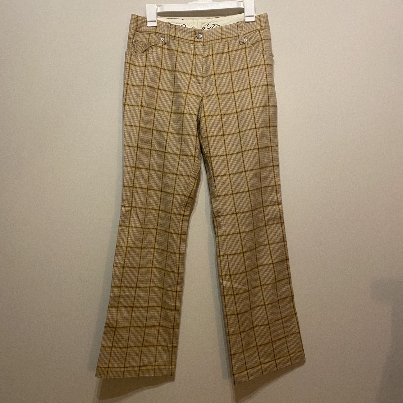 Conte of Florence Vintage Wool Flare Pants | Women’s size US 6 EU 44