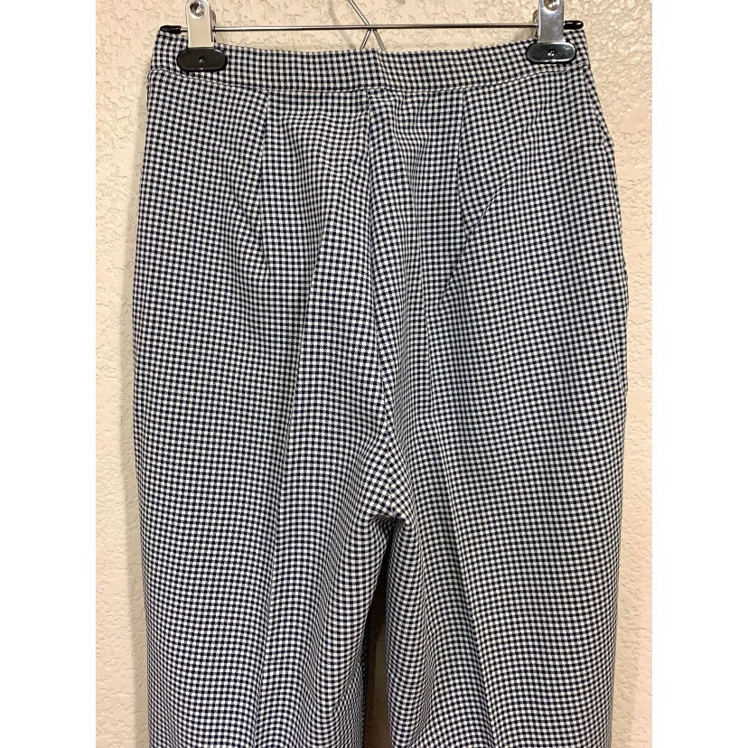Counterparts Petites Vintage 80s Graham Black/White High Rise Pants Womens 8P
