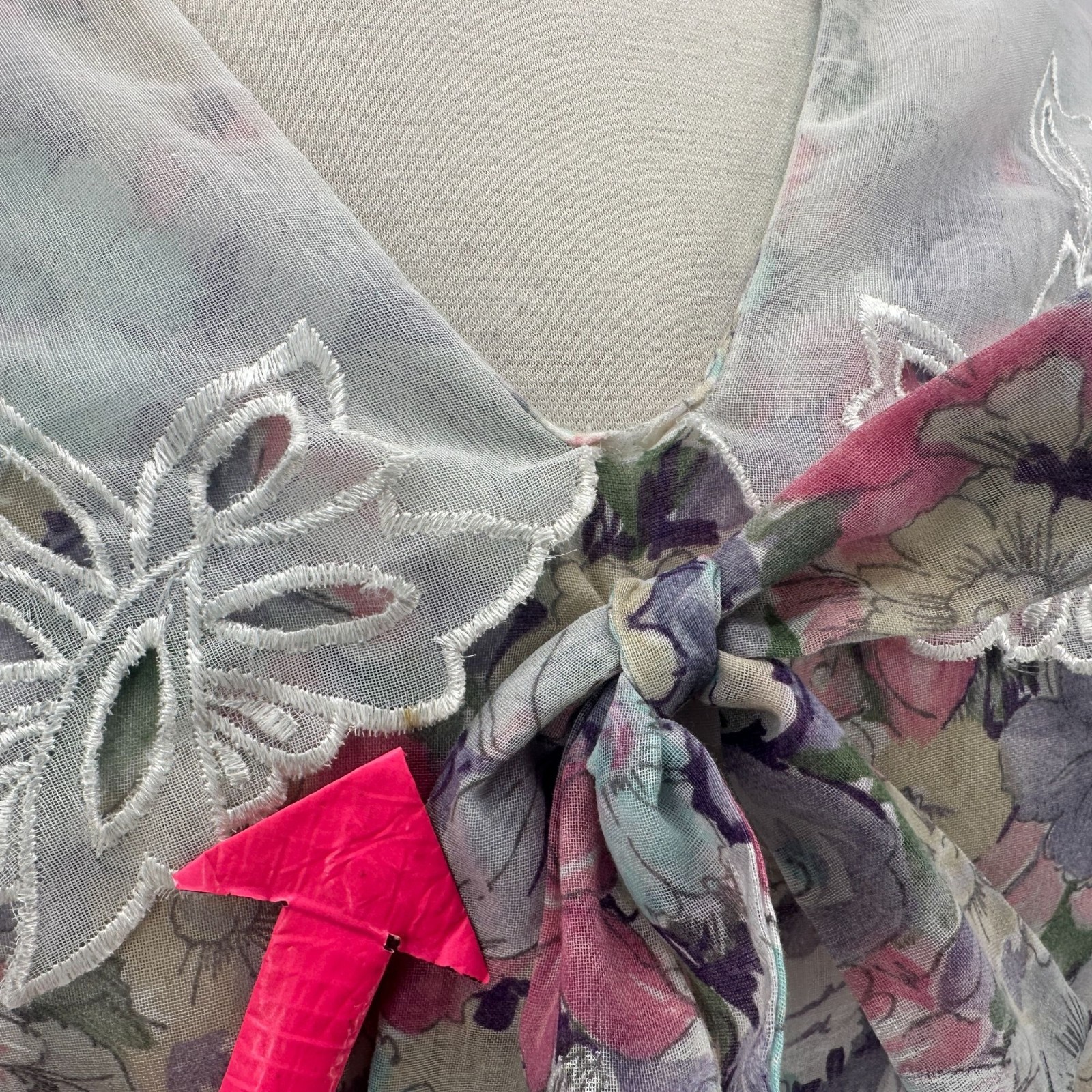 Vintage Dawn Joy Fashions Juniors 11 Dress Floral Midi Multicolor Boho Cottage