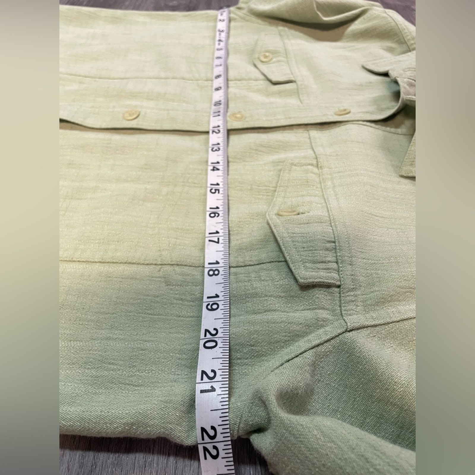 Vintage Lime Green Button Up Crewneck Jacket