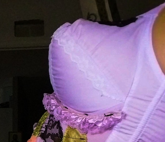 VTG BULLET BRA WAIST NIP PURPLE BURLESQUE AVANT 44 DD POINTY BUSTIER TOP GLAM OT