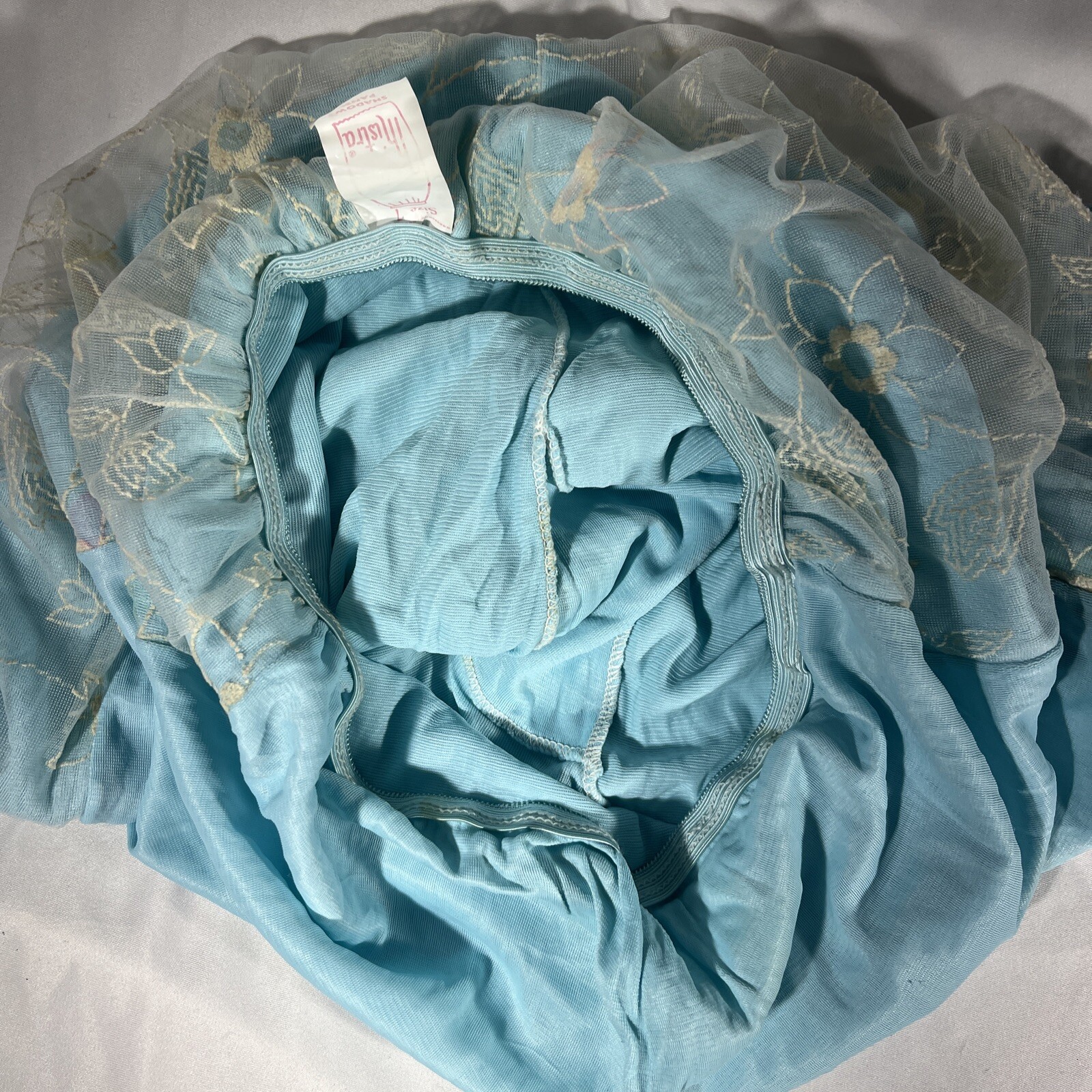 50s Panties Knickers Mistra Shadow Panel Underwear Size 7 Blue