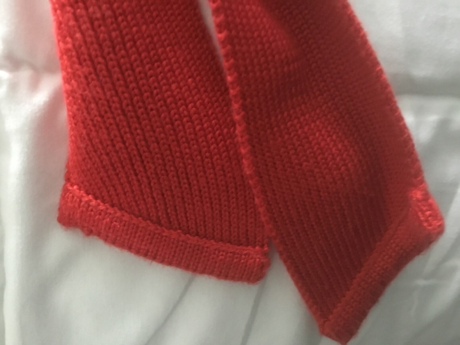 Red Fia Italia Handloomed Sweater Shell 2 Piece Set S Cardigan Vintage 80s EUC