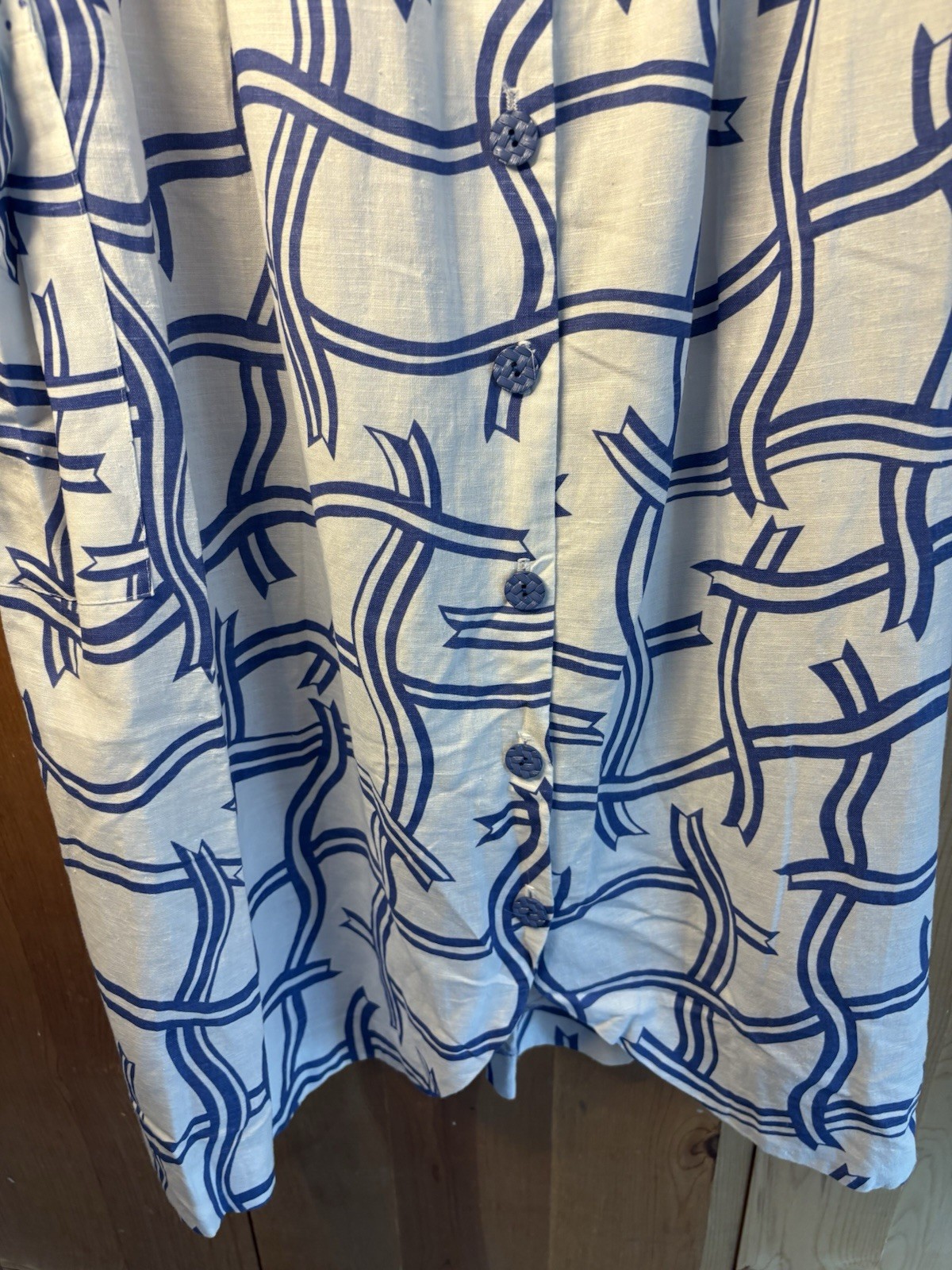 VTG COTTAGECORE Sailor Collar PRARIE Rococo Dress Girls XL WOMENS 2XS EUC LINEN