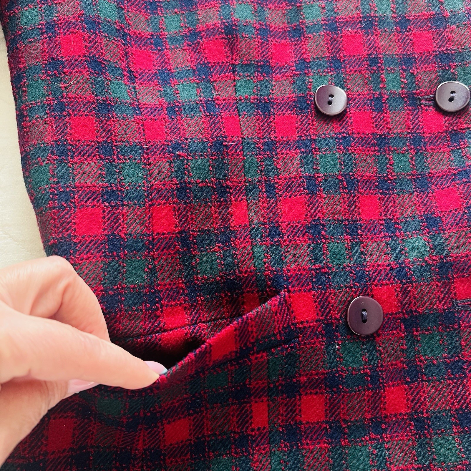 Vintage Pendelton wool jacket womens 16 Tall. Made in USA.