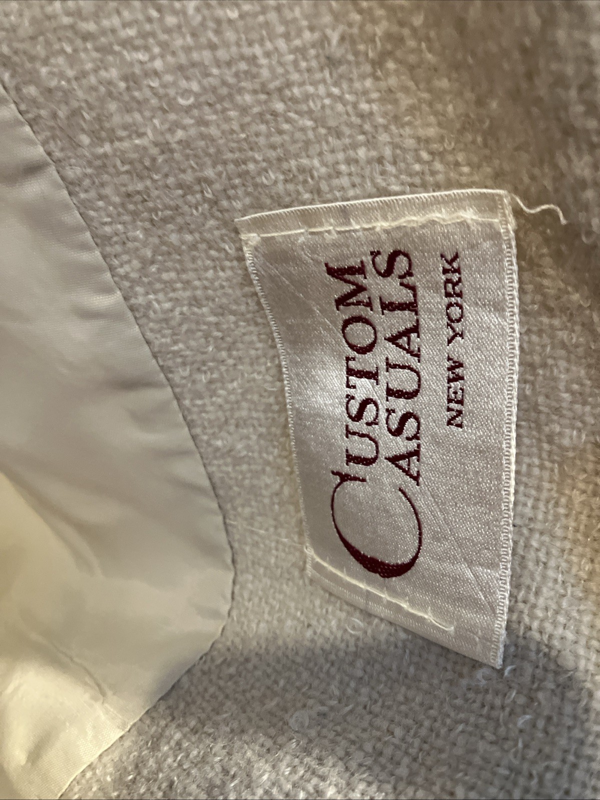VTG 1960s (???) Cream Tweed Jacket Dress set Bergdorf Goodman Custom Casuals