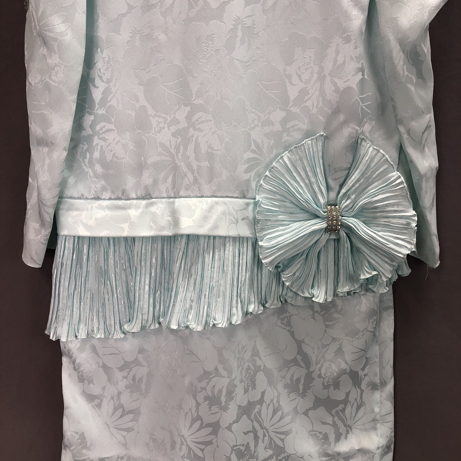 VINTAGE MICHAEL MARCELLA LTD BARBARA CHODOS PALE BLUE FANCY DRESS SIZE 12