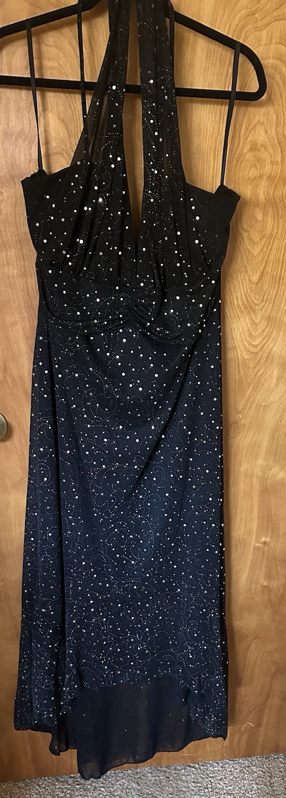 Vintage Y2K-Era Formal Halter Neck Dress By Taboo 3X