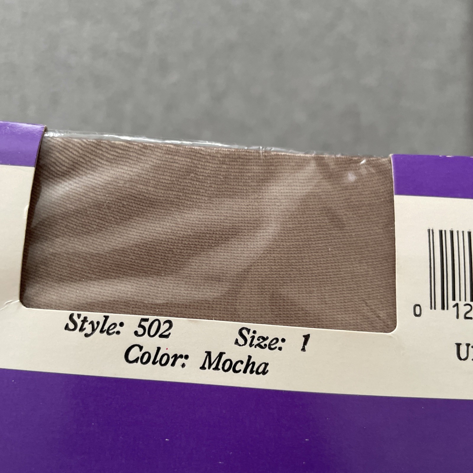 Vintage 1998 Isotoner Pantyhose Silky Sheer Sandalfoot MOCHA Size 1 New