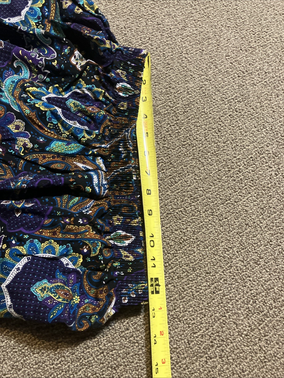 TUMBLEWEEDS Vintage 90’s Rayon Floral Filigree Patterned Skirt Shorts Medium