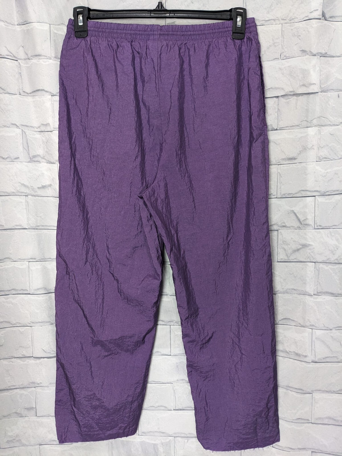USA Olympic Apparel Women’s Purple Vintage Windbreaker Pants Size Small RN#11935