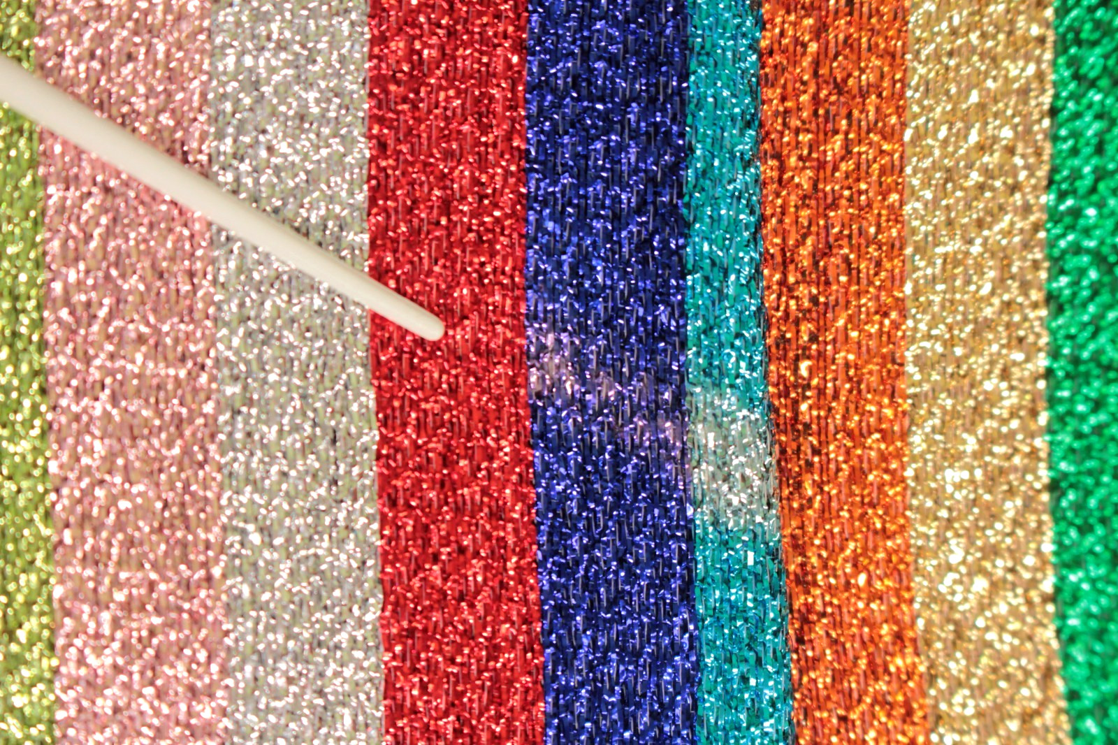 VTG Women’s 60s 4 Pc Tinsel Set / Outfit W/ Rainbow Dickie & Collar XS/S 1960s