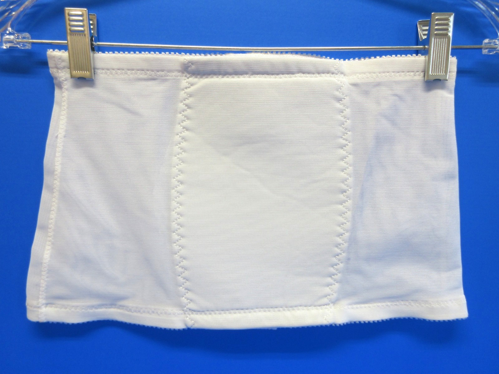 Vintage Crown-ette Style 8371 Girdle Waist Trainer Corset White Size XL (32)
