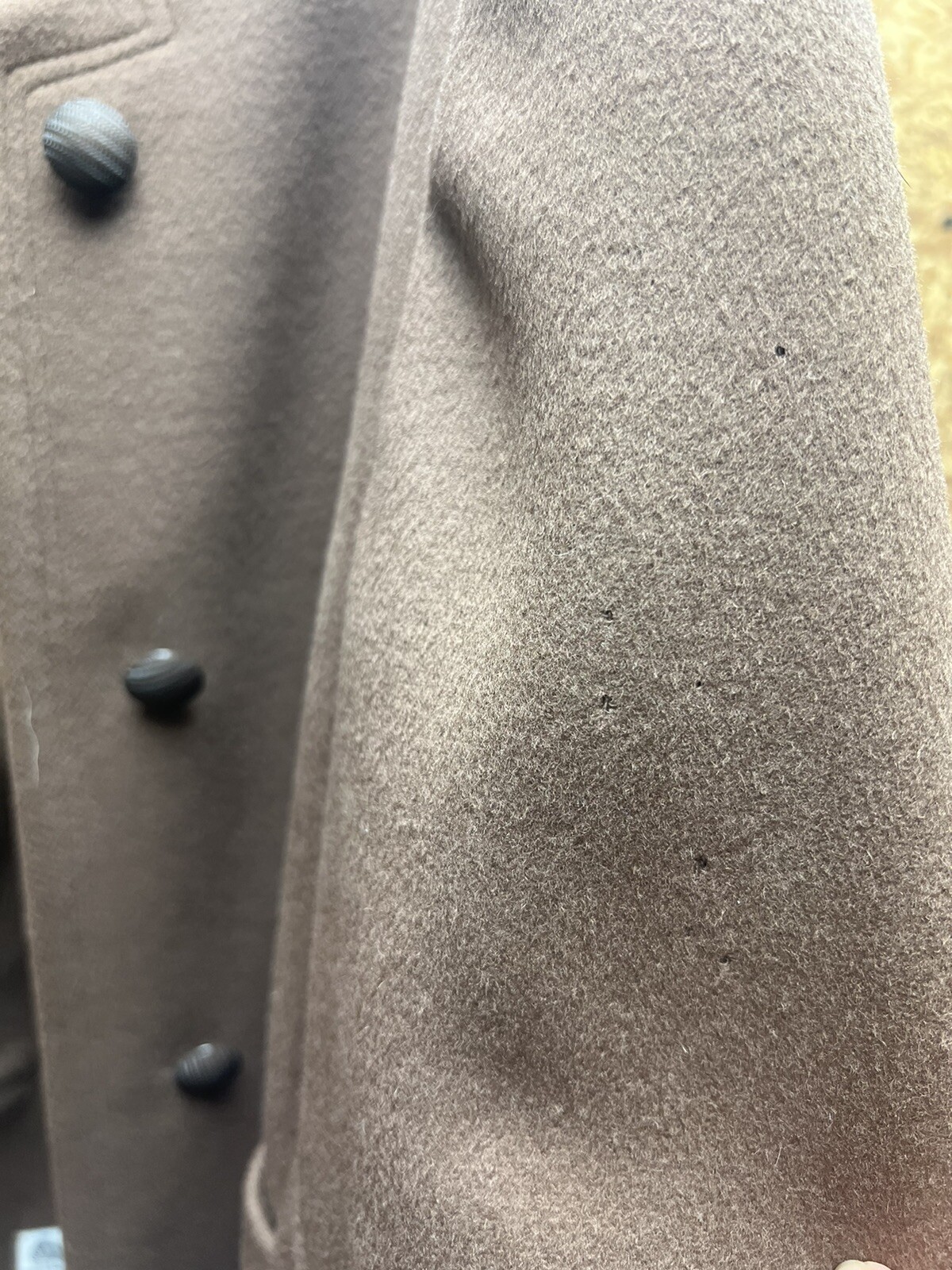 Vintage Bromleigh Womens Brown Wool Coat Size 10