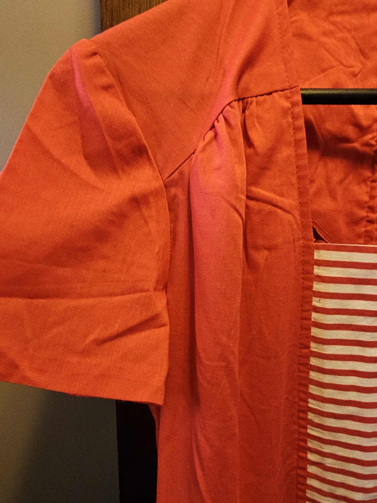 Vintage Red Striped Womans Jumpsuit Lane Bryant Tall Shop Size 16 1970s Retro