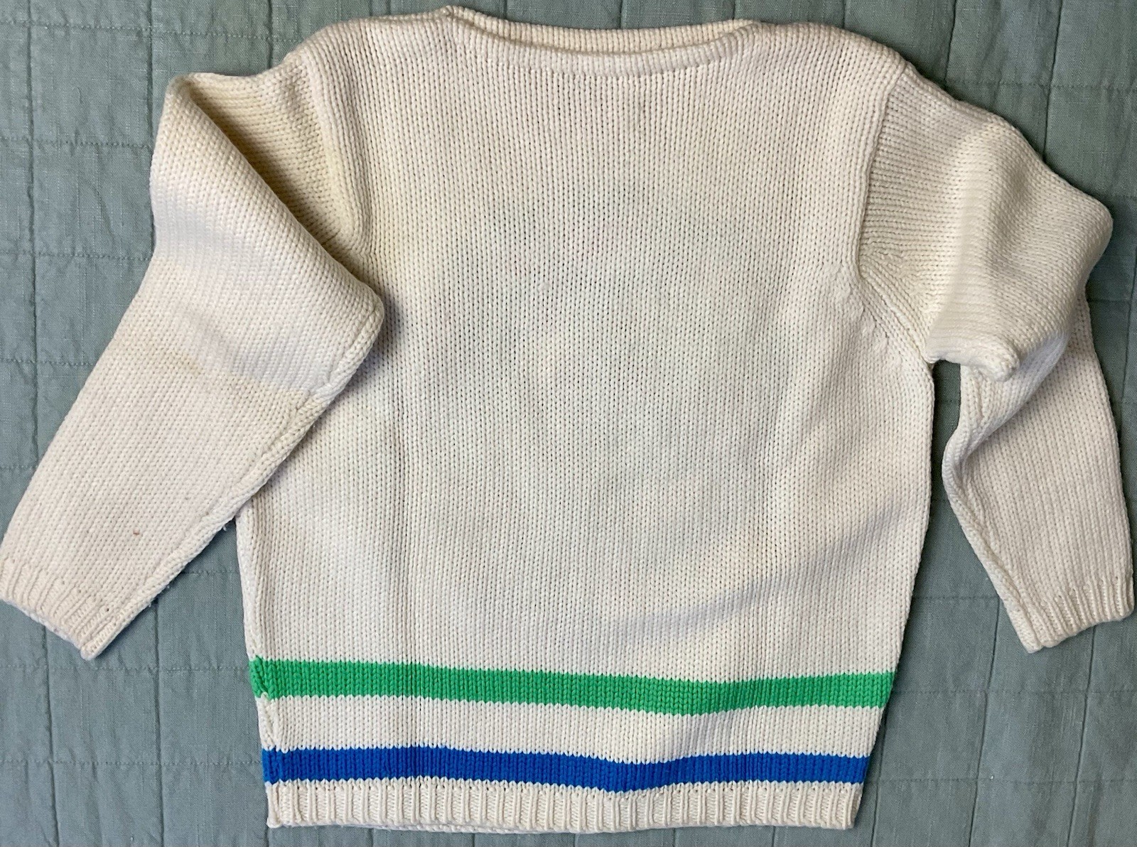 Vintage Wool Sweater Medium Tree of Life Retro MCM Mod Embroidery -Hong Kong