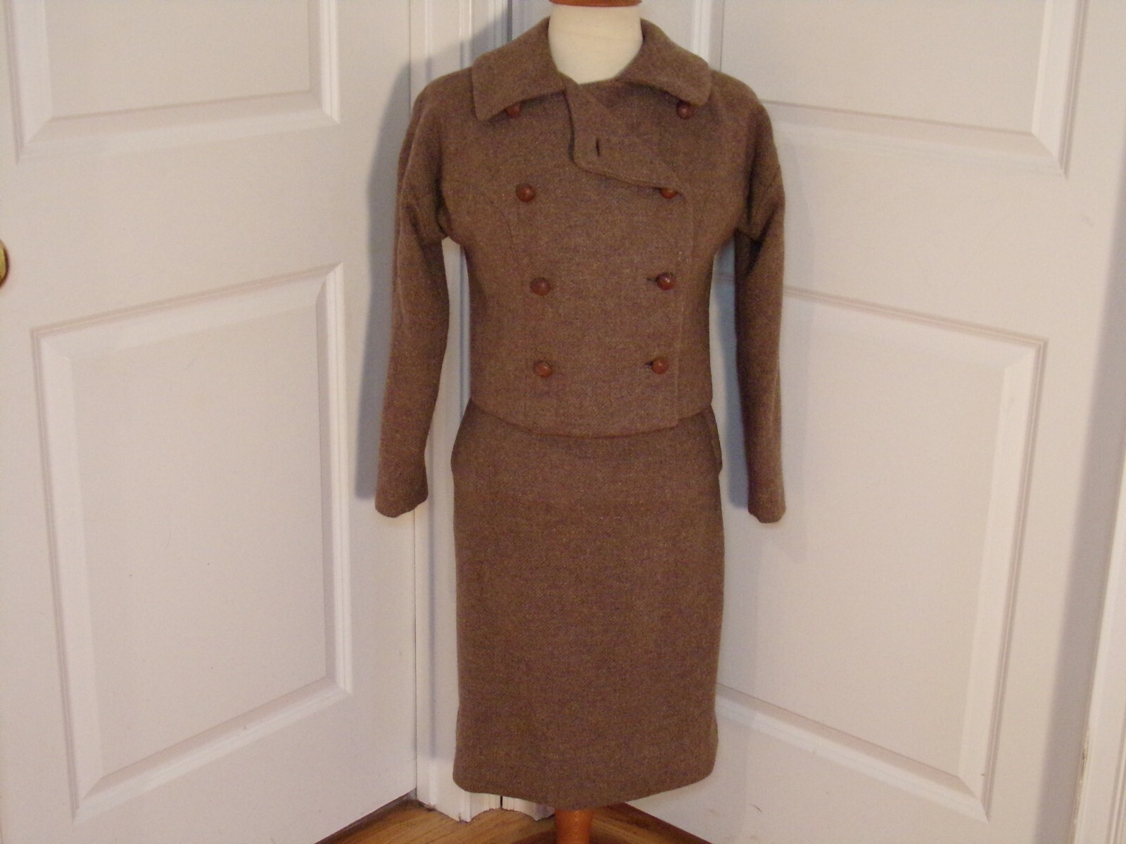 VTG. 1950’s Marie Mirisola Wool Suit  XS/XXS Lord & Taylor Young New Yorker Shop