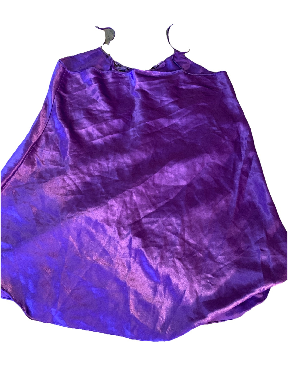 Vintage Inner Most Ladies Satin Gown Size Large Purple