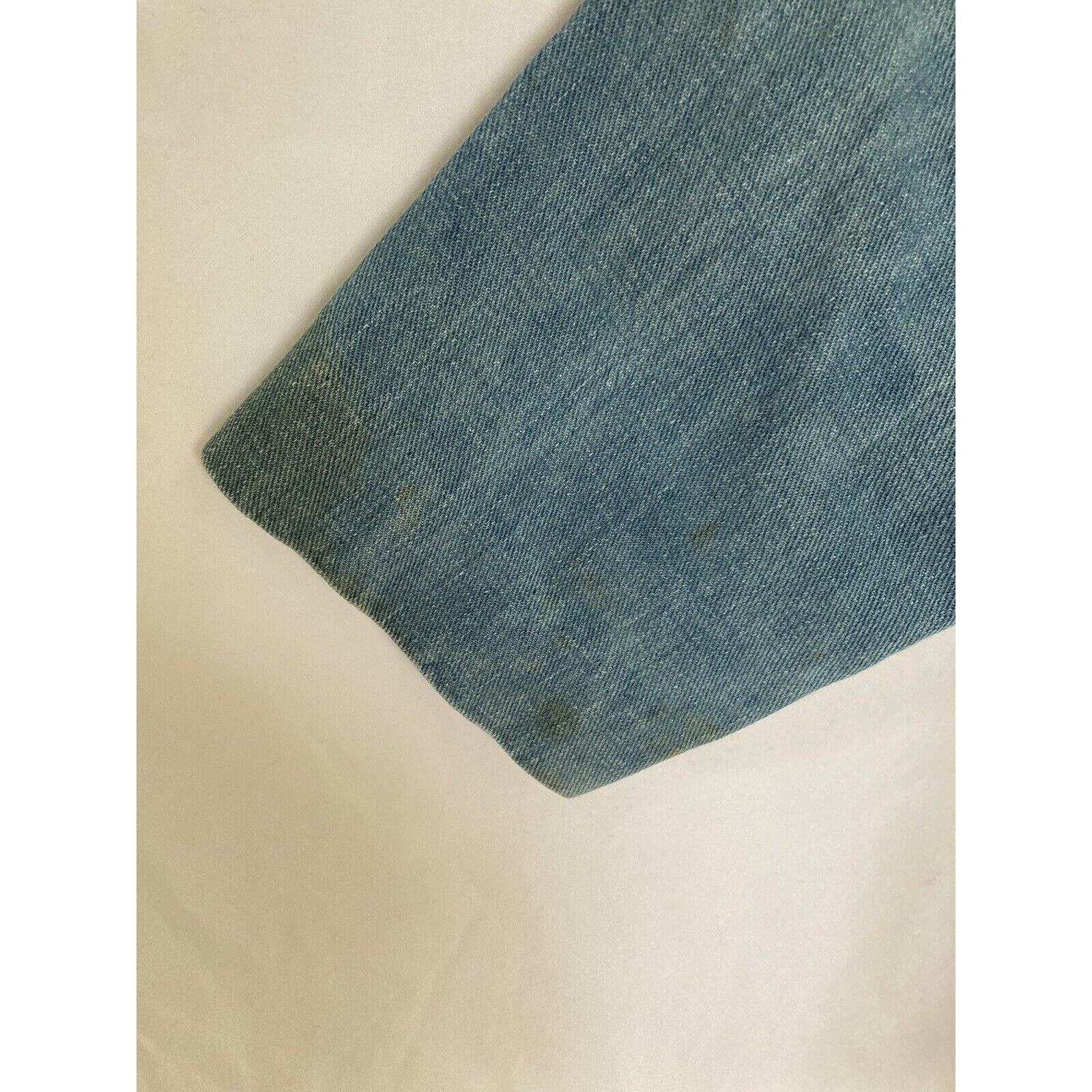Vintage 70s MALE Brand Denim Jean Blazer Jacket Hippie Boho Size M