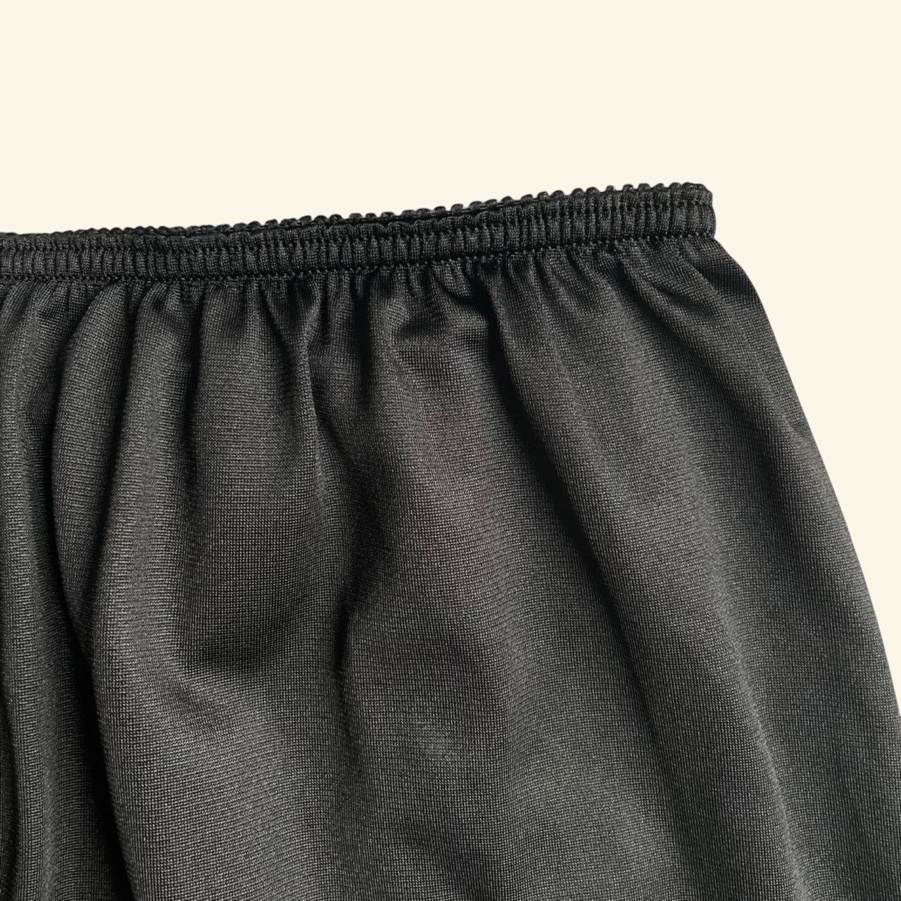 Vintage Sears Black Vintage Half Slip Lace Trim Antron III Nylon 70s 80s Medium