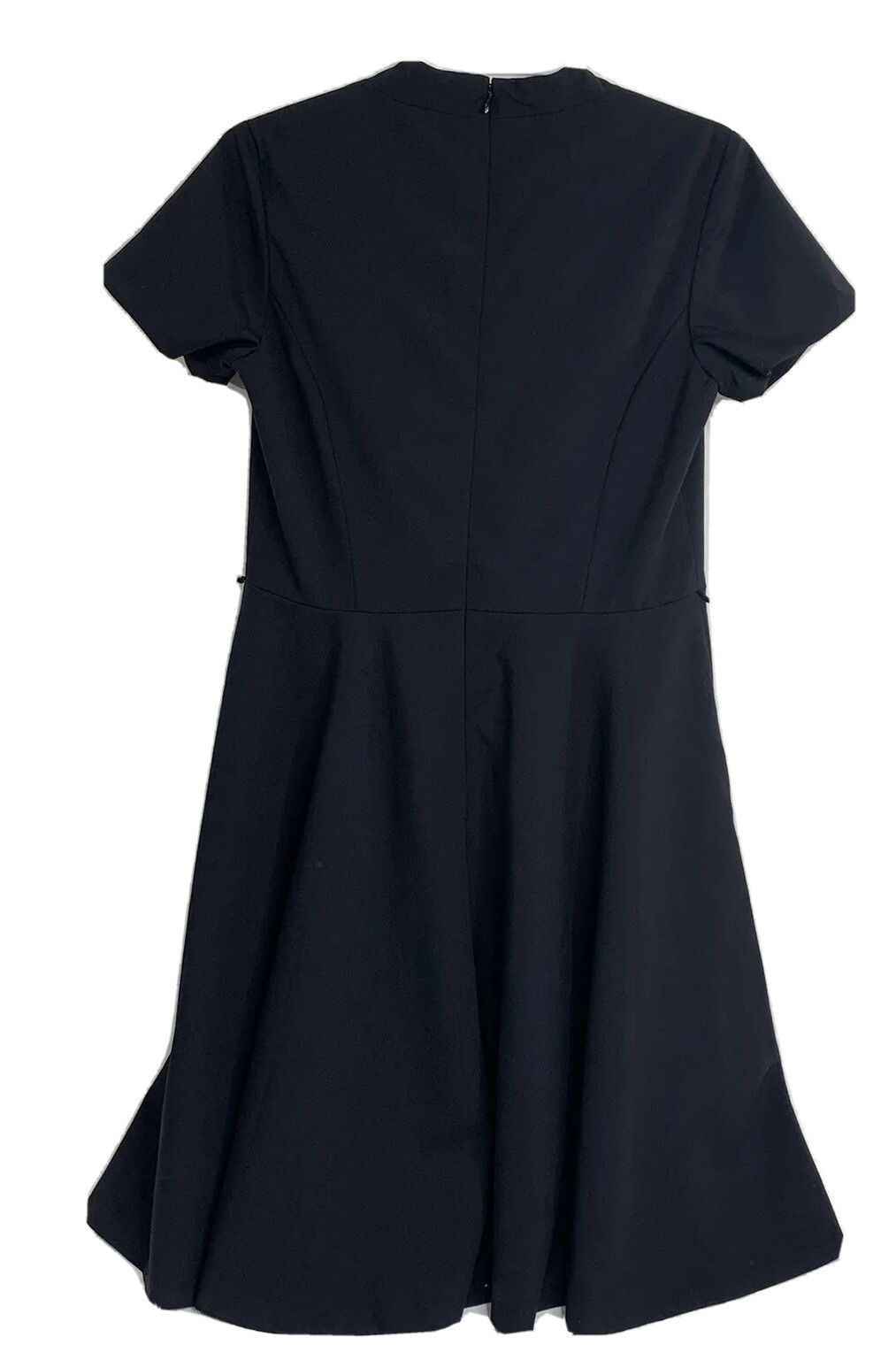 Pendleton Vintage Short Sleeve Black Wool Blend Dress Lined Women 8 Quiet Luxury