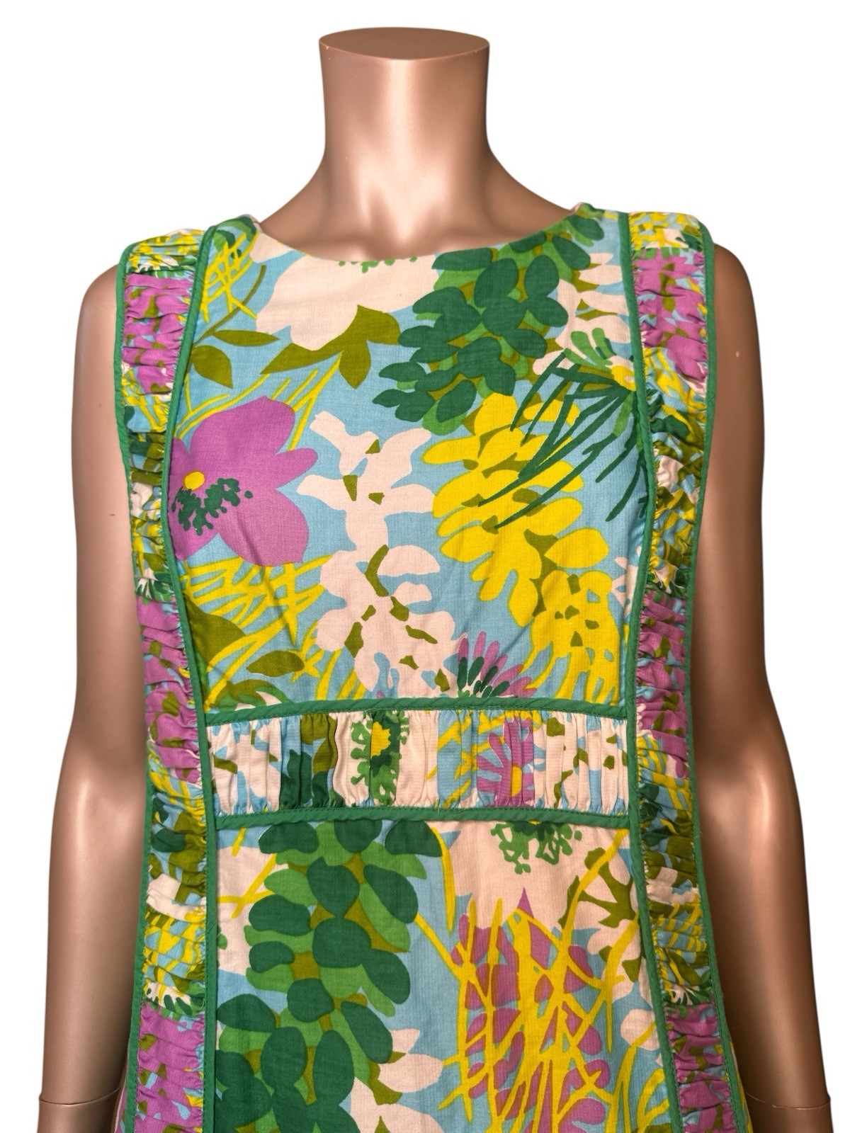 Vintage 1960s/70s Hawaiian Dress By Evelyn Pearson