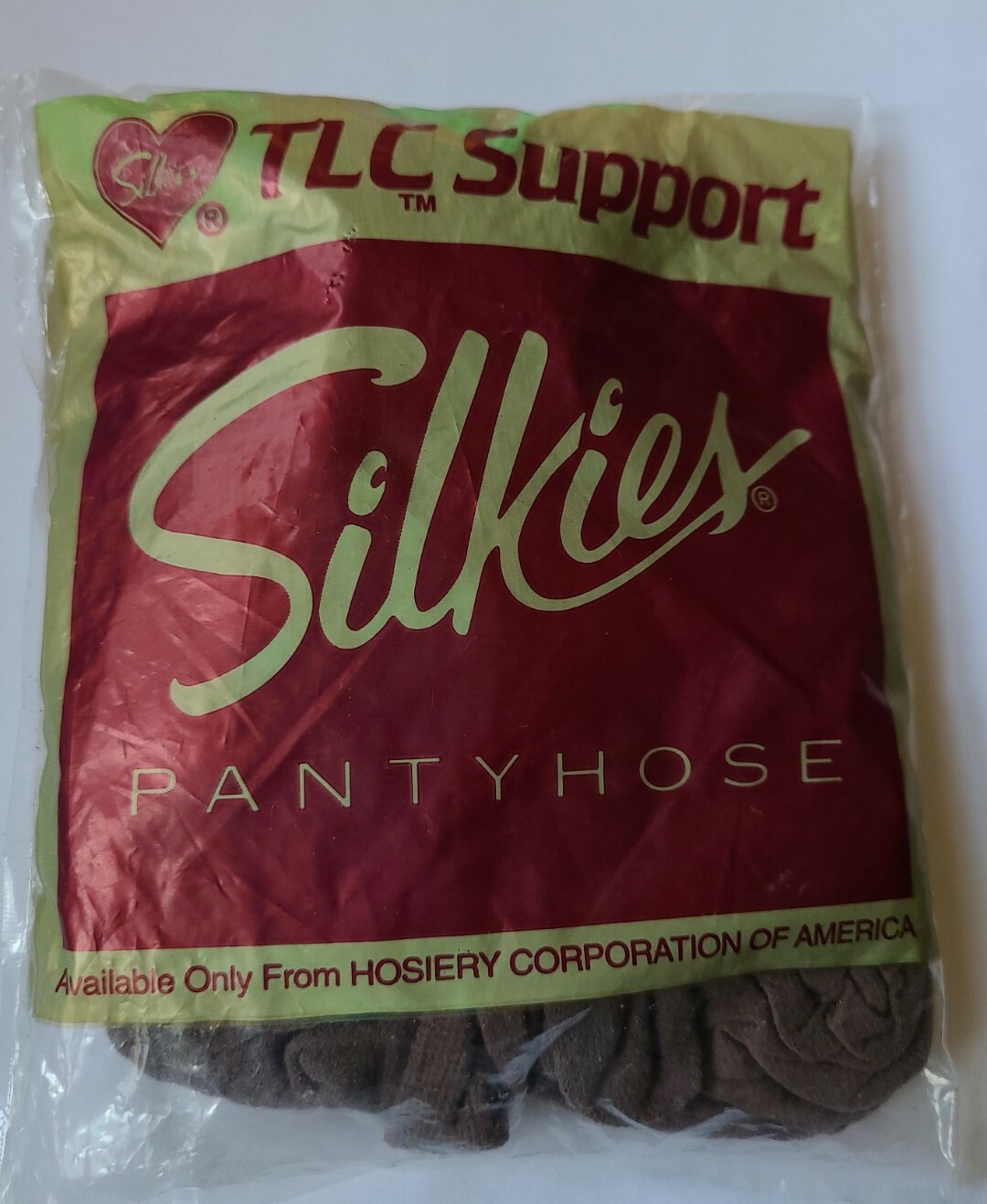 Vintage Silkies Nylon Panty Hose TLC Support Total Leg Control X Tall Taupe NOS