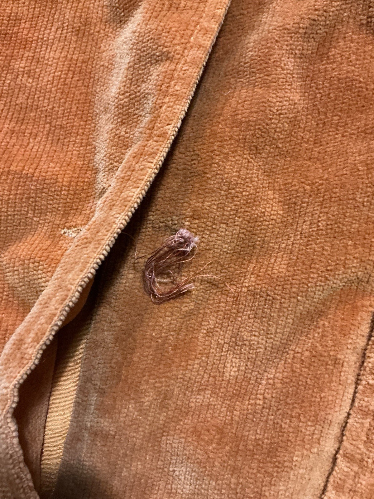 Vintage 60s 70s Bill Atkinson Glen Of Michigan Orange Corduroy Toggle City Coat