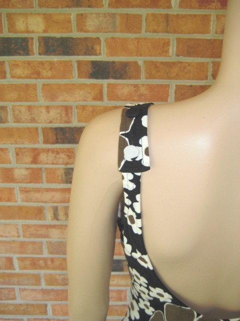 Vtg ROXANNE SuPeR MOD HiPPiE DaiSy FLoRaL FLoWeR 1pc Swim BATHING Suit 16/38C