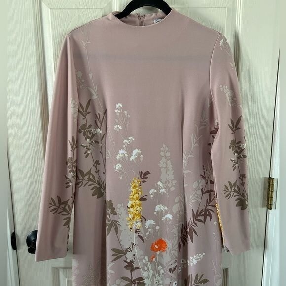 Vintage Collector’s Item Leonard Sunshine Maxi Pink Floral Dress Dorothy Shoop