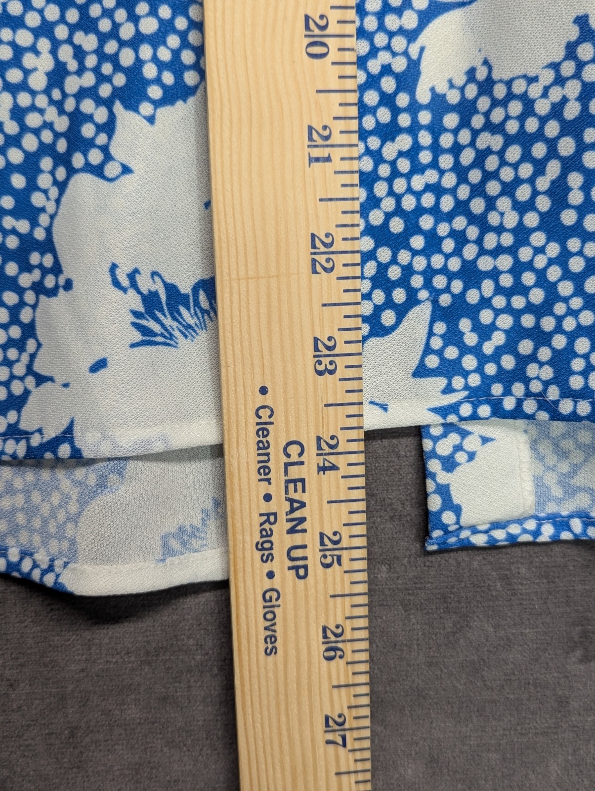 Vtg Cape Cod Match Mates Blue Shirt/Jacket Set Grandma Core Pussycat Bow Coastal
