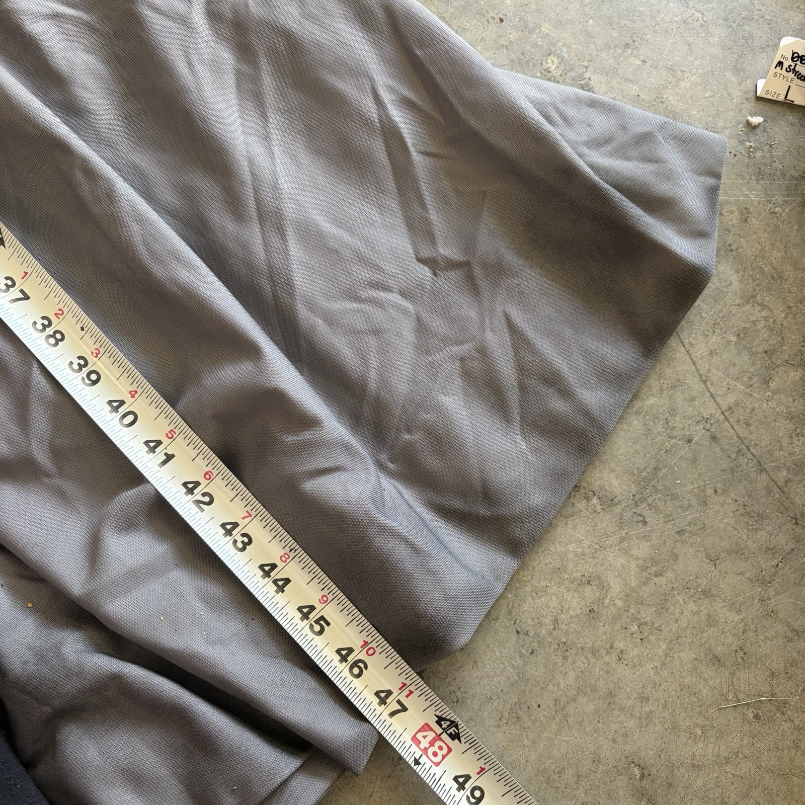 60s Vintage Grey Handmade Maxi Dress