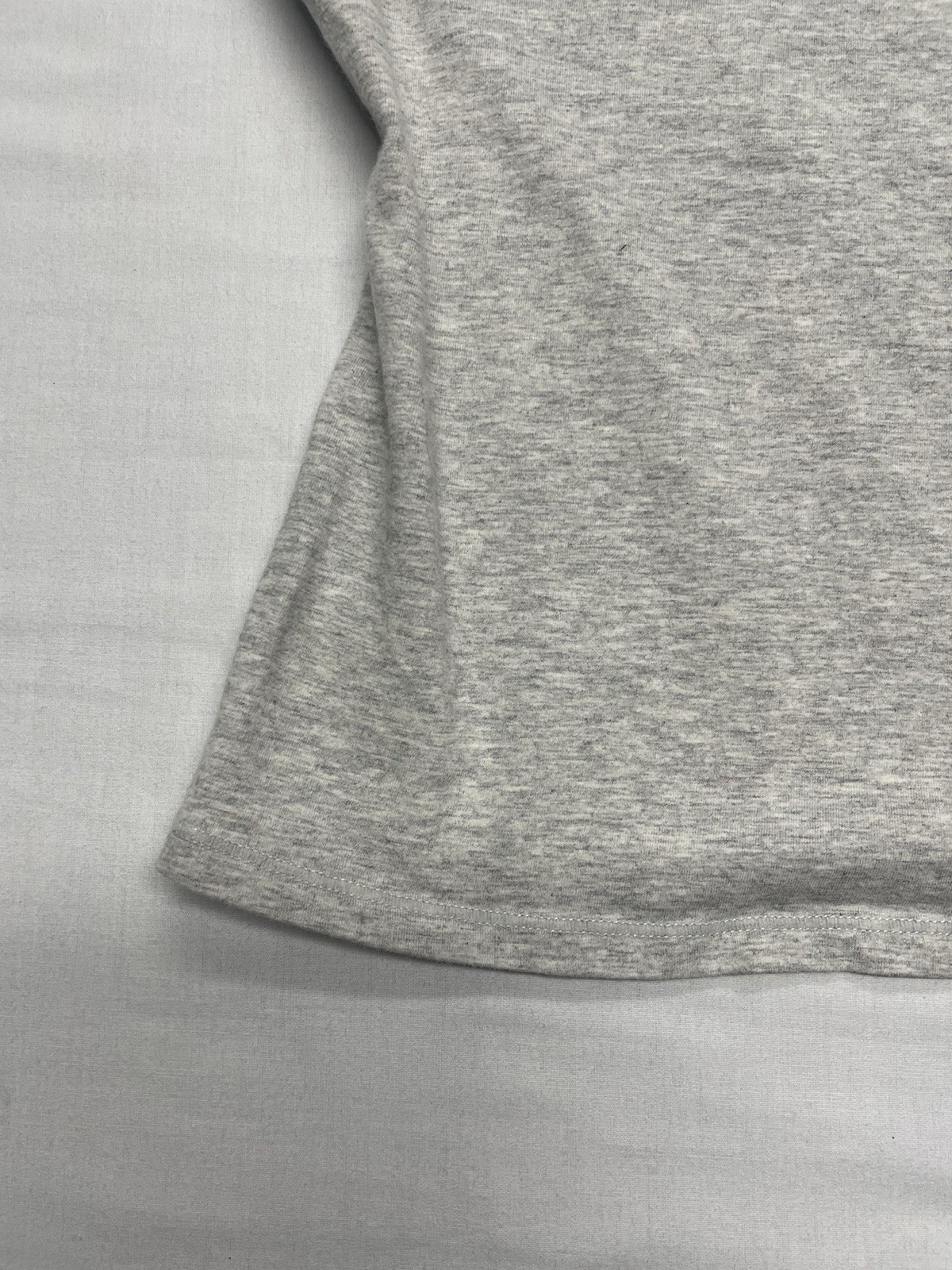 SKIMS Cotton Jersey T-Shirt in Light Gray Size M Shapewear Athleisure Kardashian