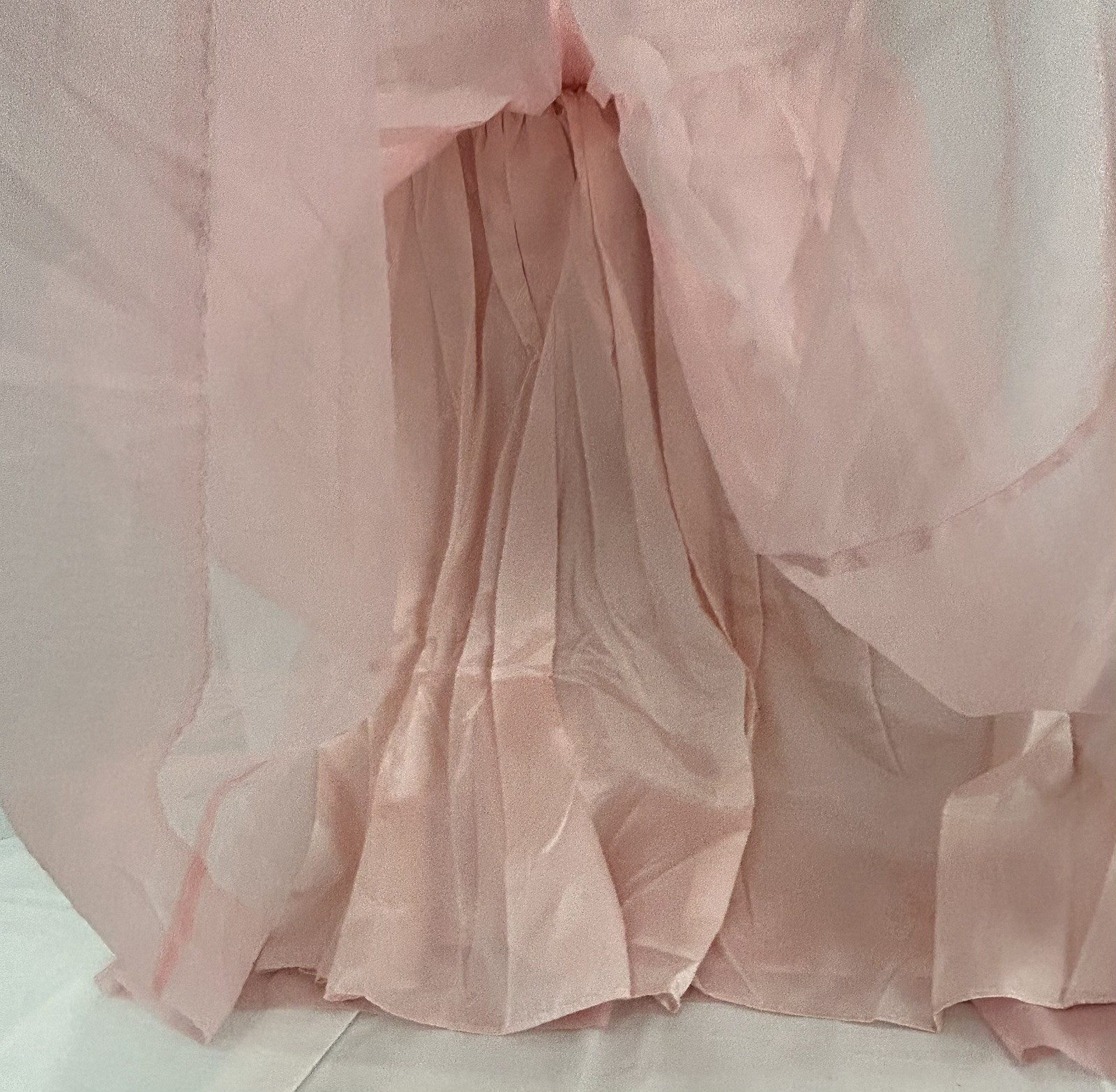 Vintage 1960’s (?) Woman’s Pink Lace And Tulle Party Dress By Semitee N