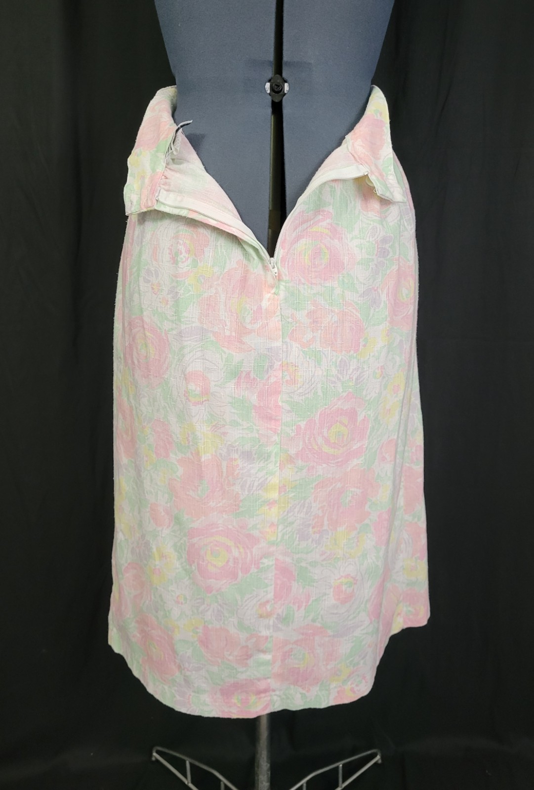Vintage Chelsea Station Pastel Floral Skirt Size 9