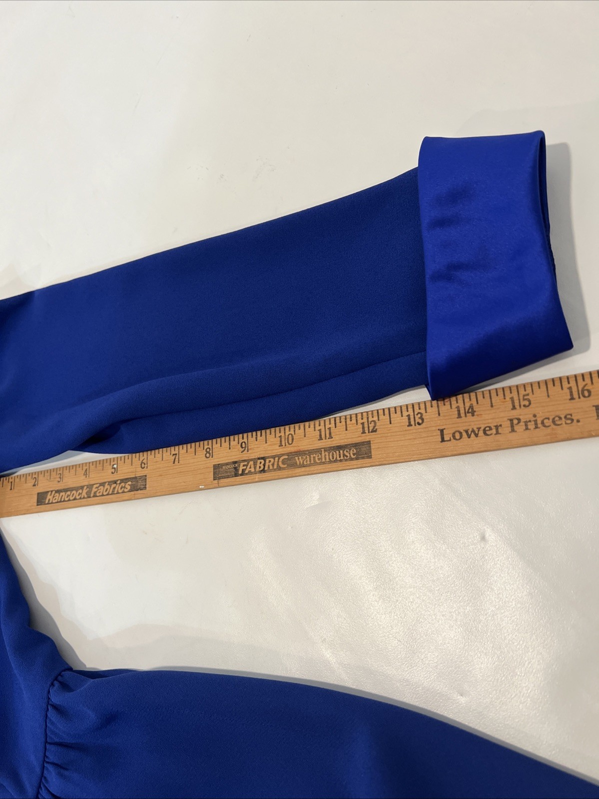 VTG En Francais by Huey Waltzer Dress Royal Blue Tuxedo Dress Cocktail Lined 10