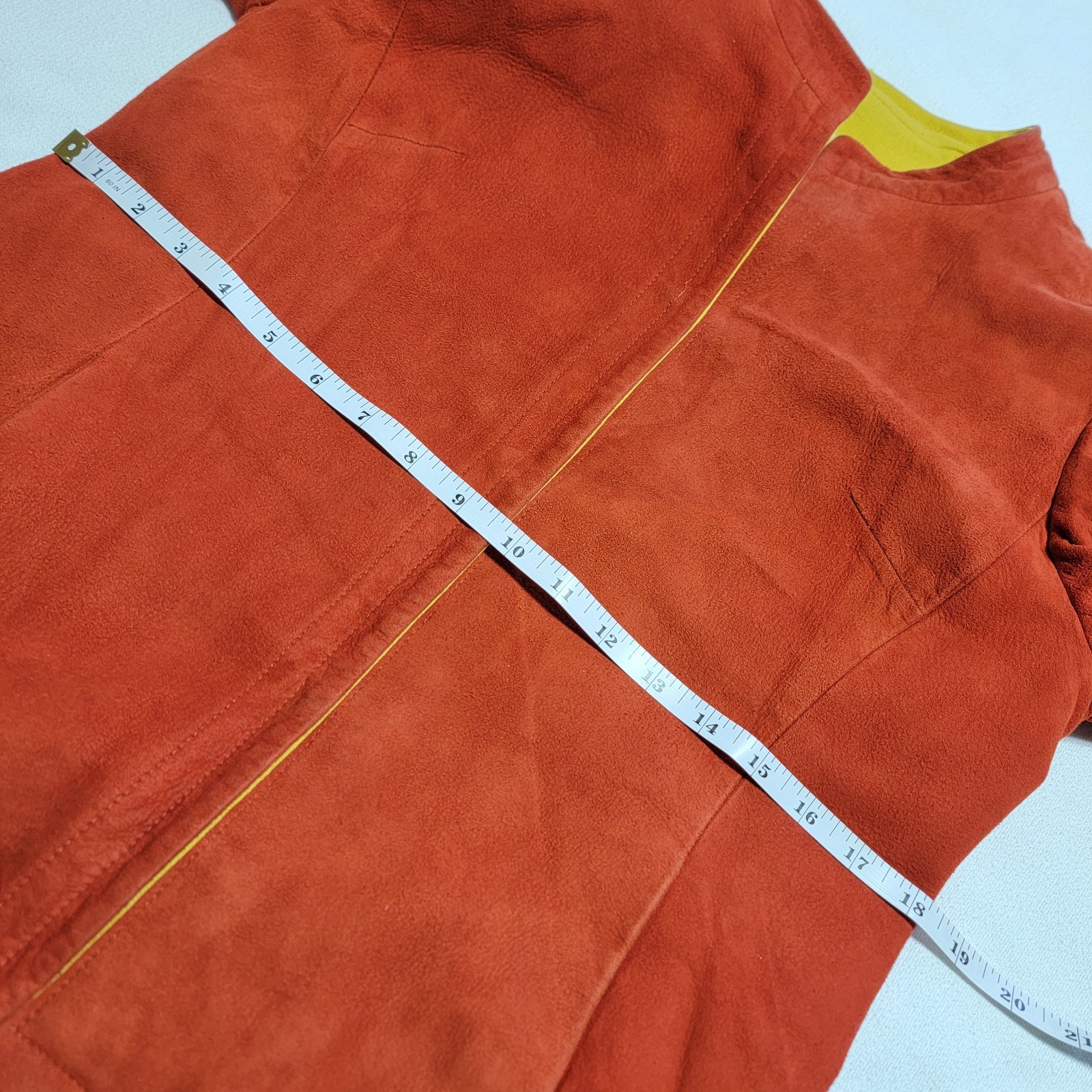 Vintage 70’s Paprika Orange Suede Jacket Women Size S