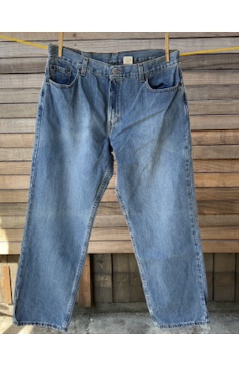 35x 31 Size 16 Vintage Levis 577 Jeans Womens Lower Rise Loose Fit Blue Denim