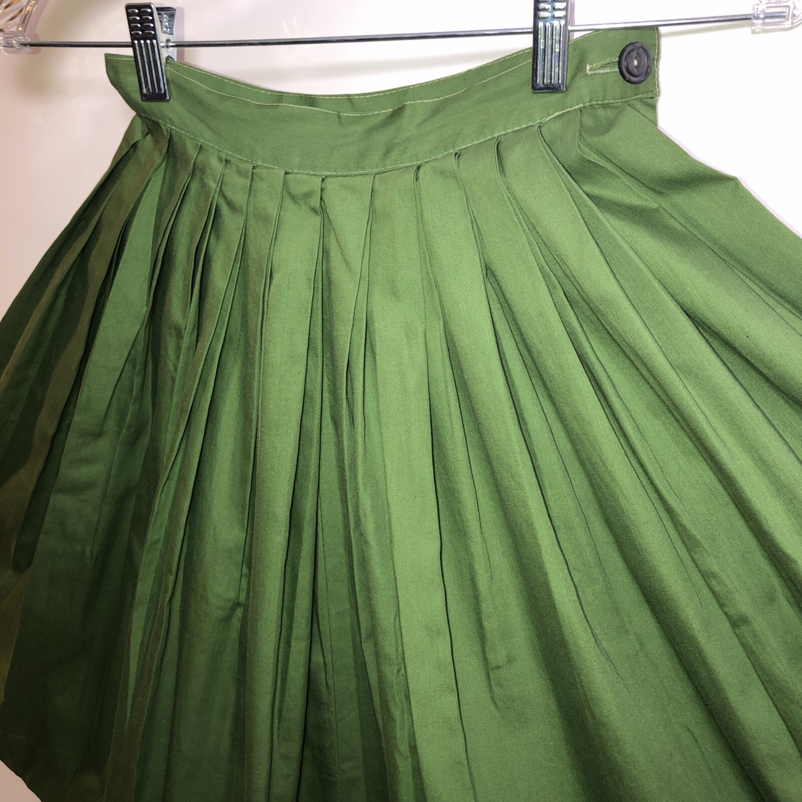 VTG College Town Boston XS Swing Skirt Pleated Circle Twirling Celtics St Paddys