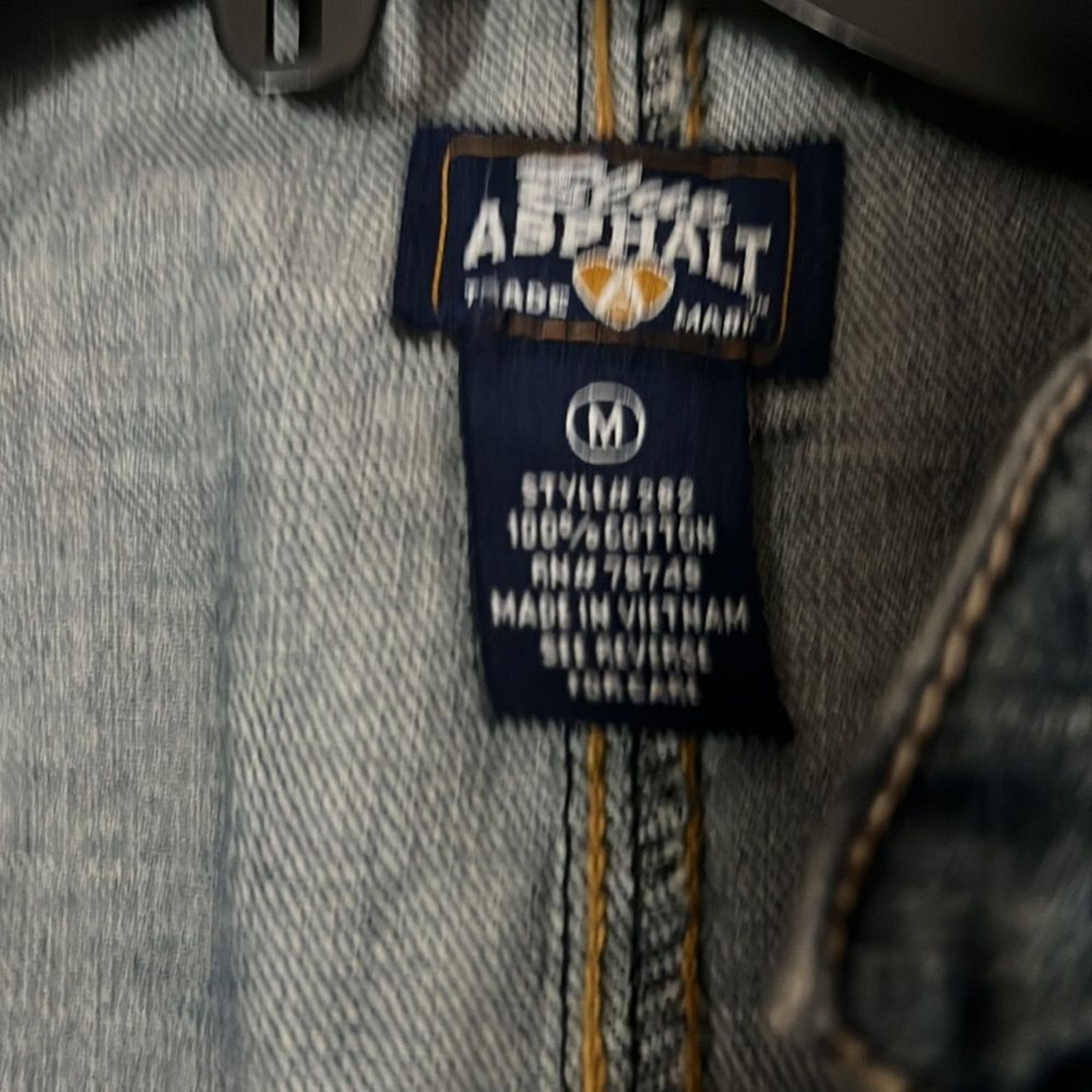Blue Jean jacket blue asphalt