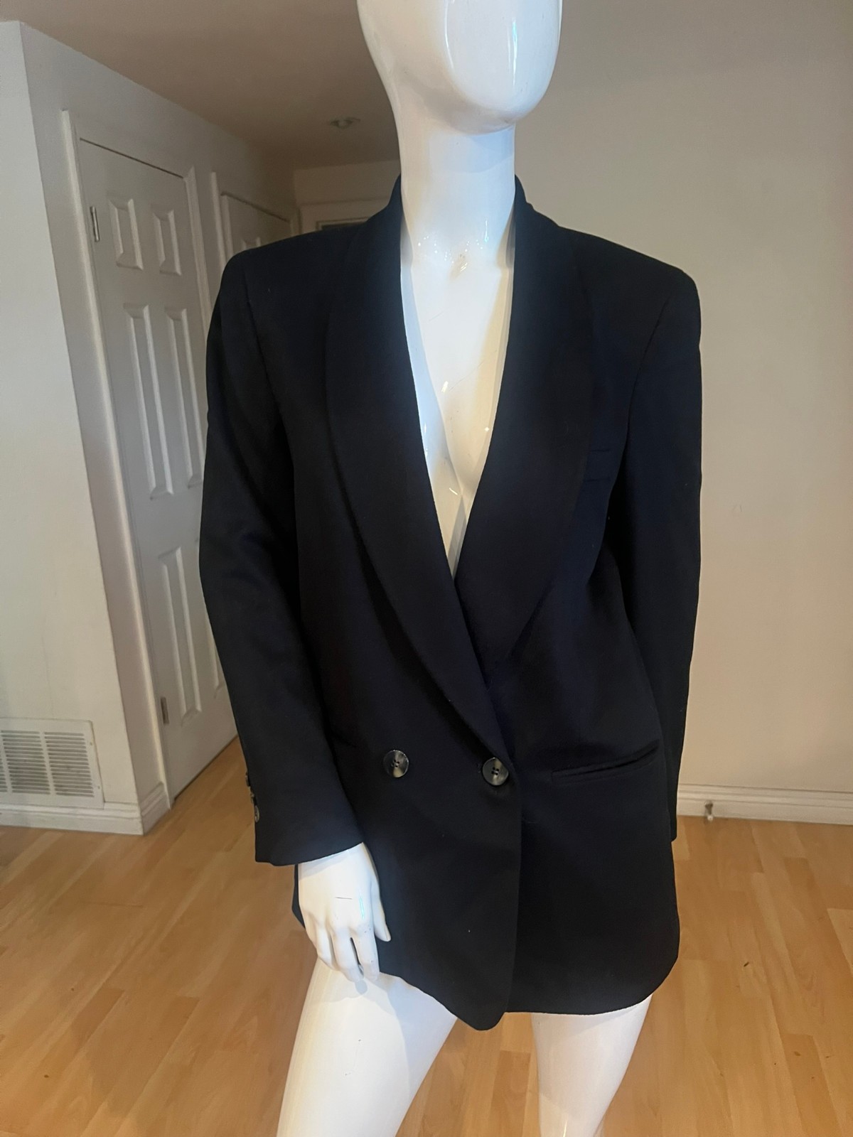 VINTAGE PIETRAFESA FOR STUDIO 121 100% CASHMERE BLAZER SIZE 4 US