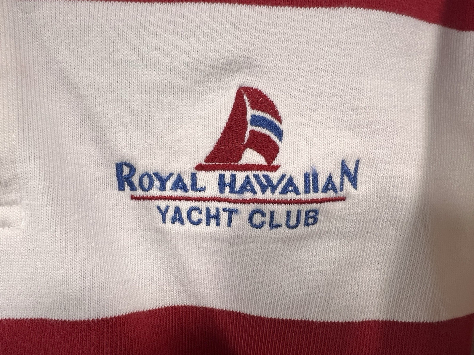 Vintage Hawaiian Yacht Club Graphic Made In USA Outer Banks- Size Medium